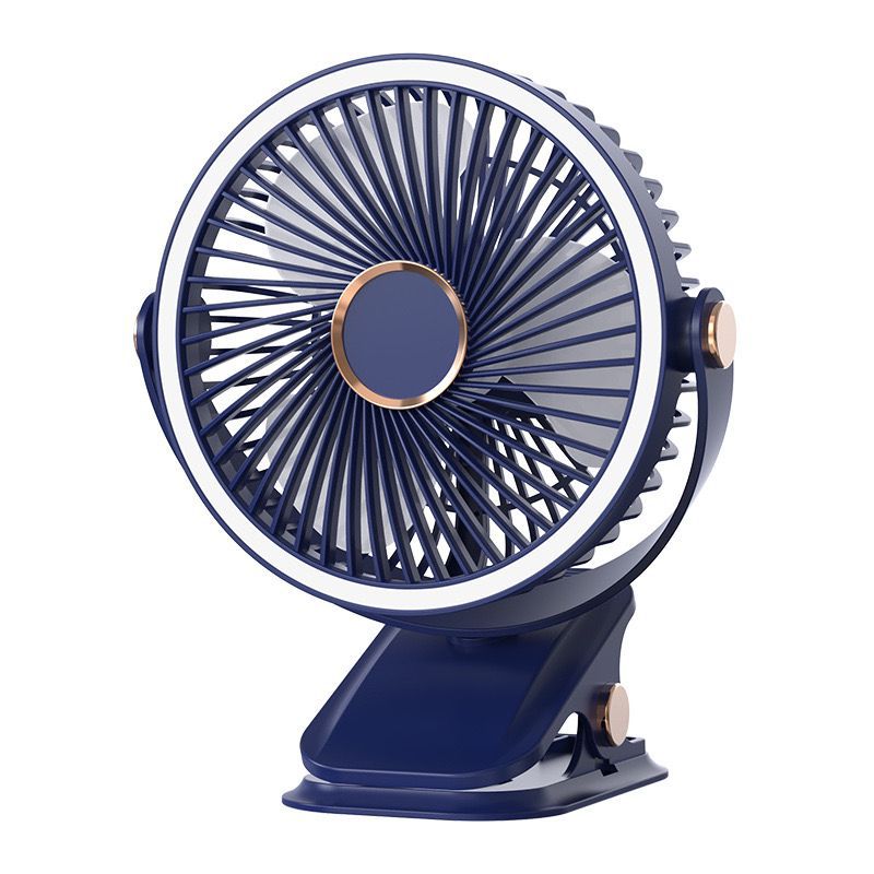 Rechargeable Table Fan With Lights
